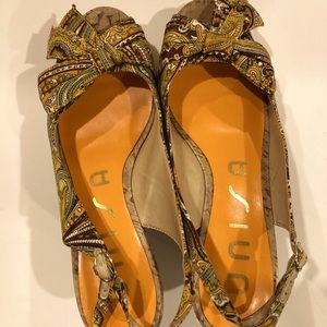 Unisa cork wedge sandals